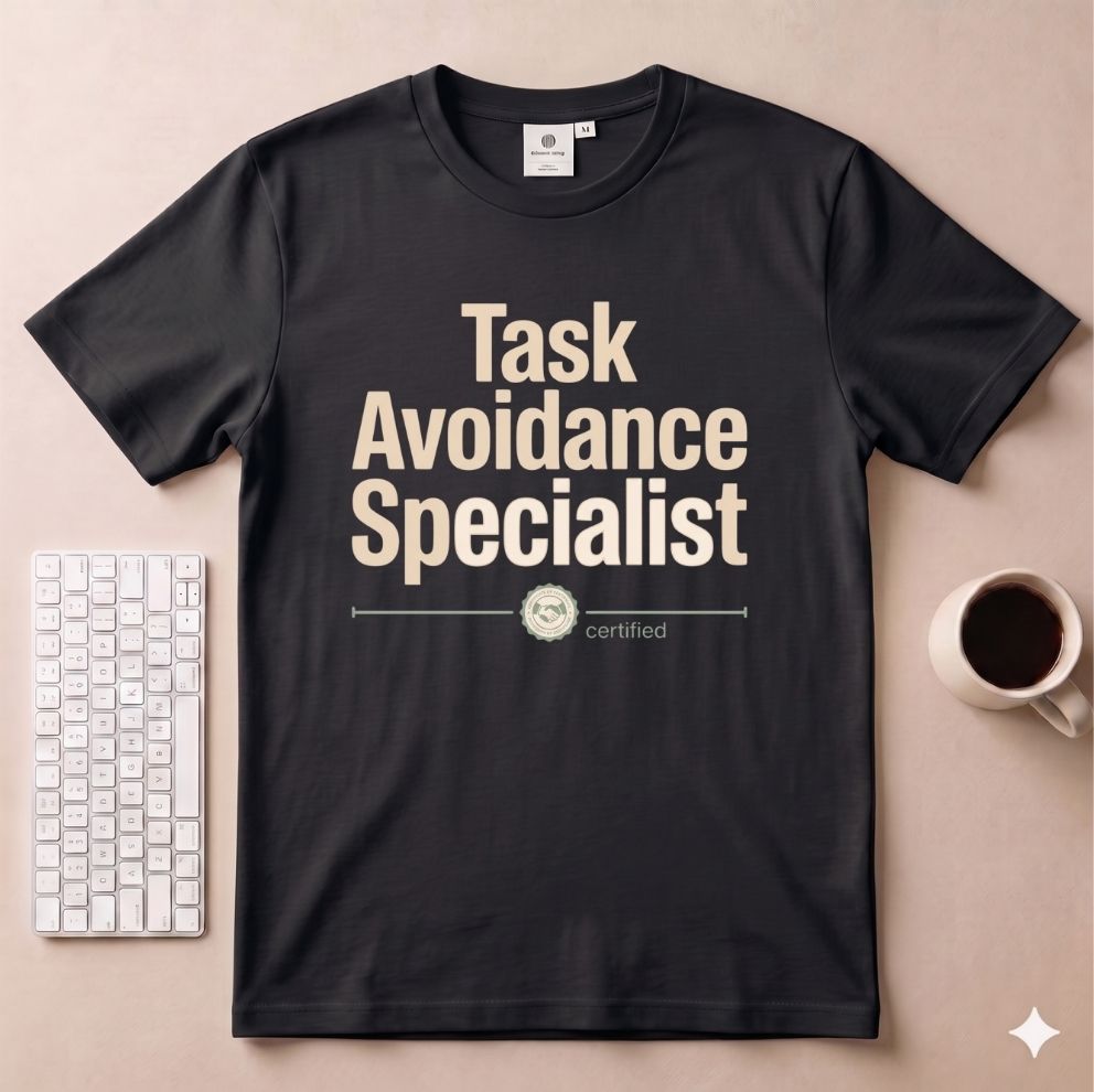 Task Avoidance Specialist  T-Shirt