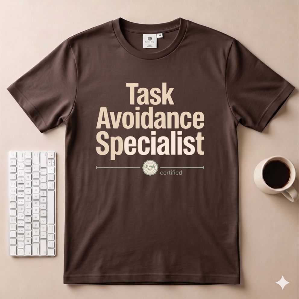Task Avoidance Specialist  T-Shirt