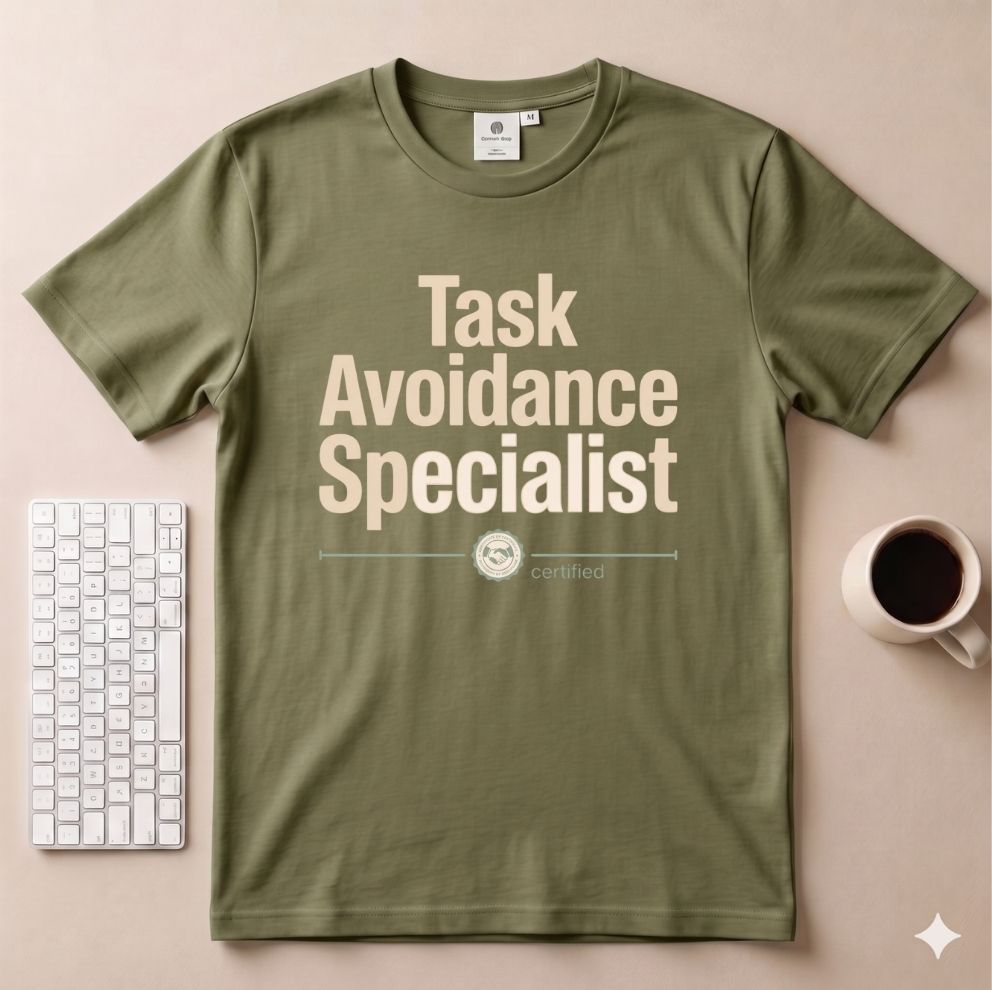 Task Avoidance Specialist  T-Shirt