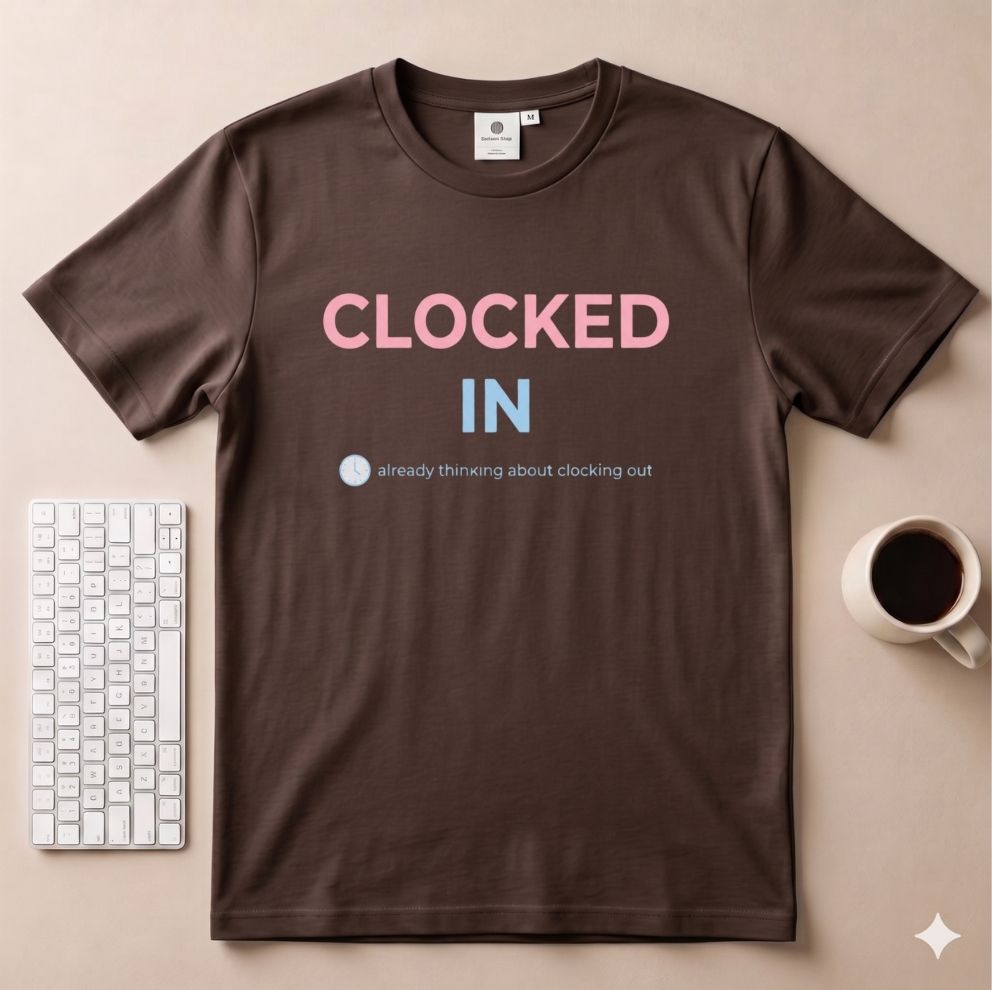 Clock in T-Shirt