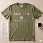 Clock in T-Shirt
