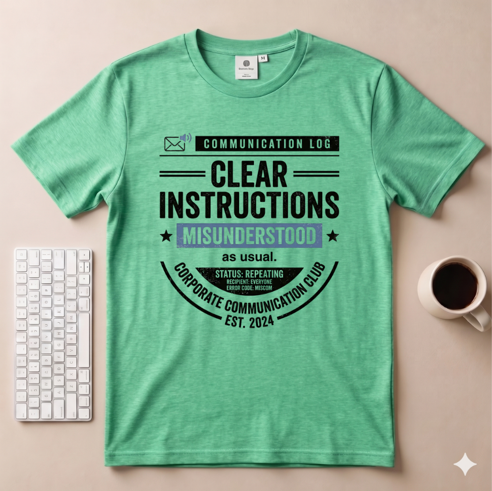 Clear Instructions T-Shirt