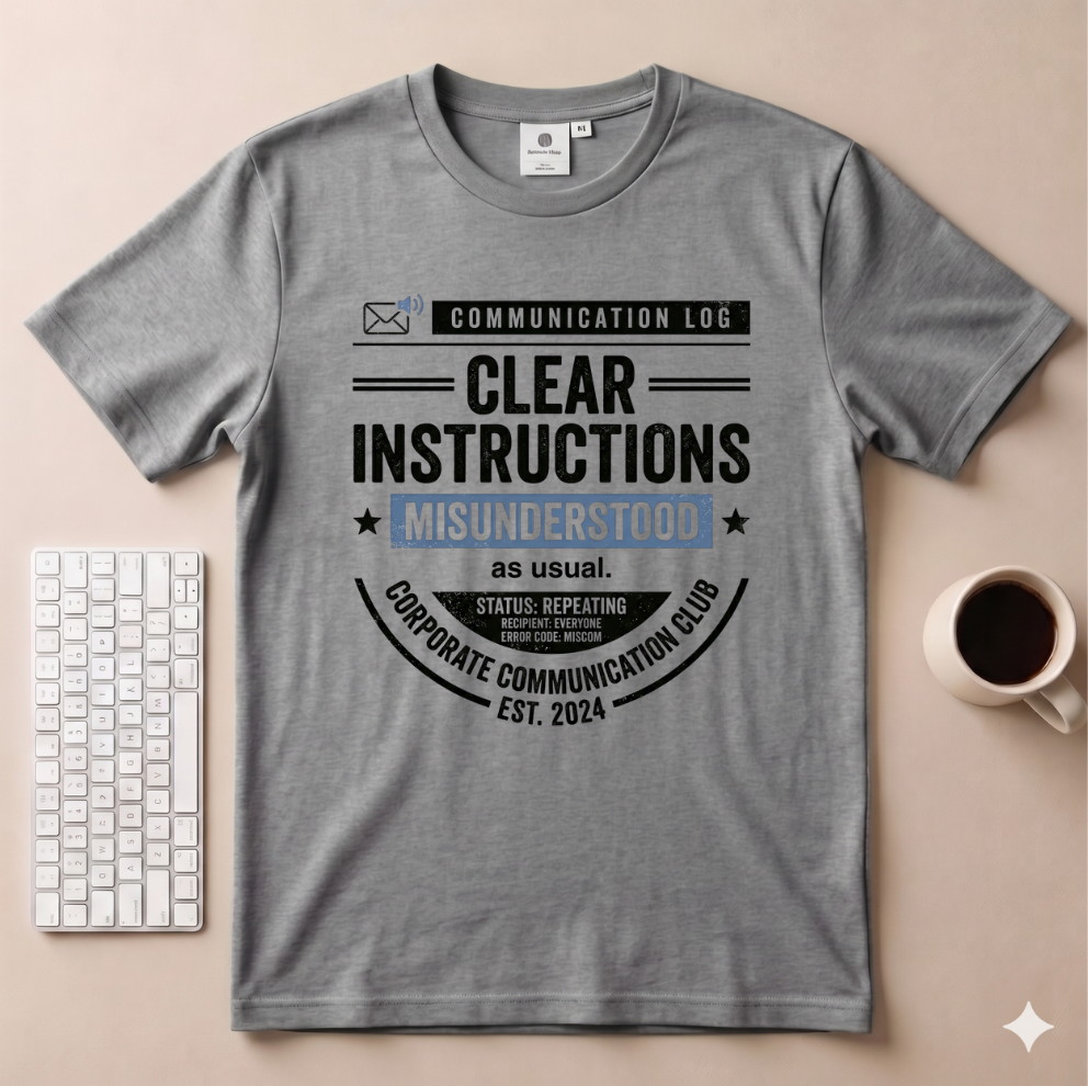 Clear Instructions T-Shirt