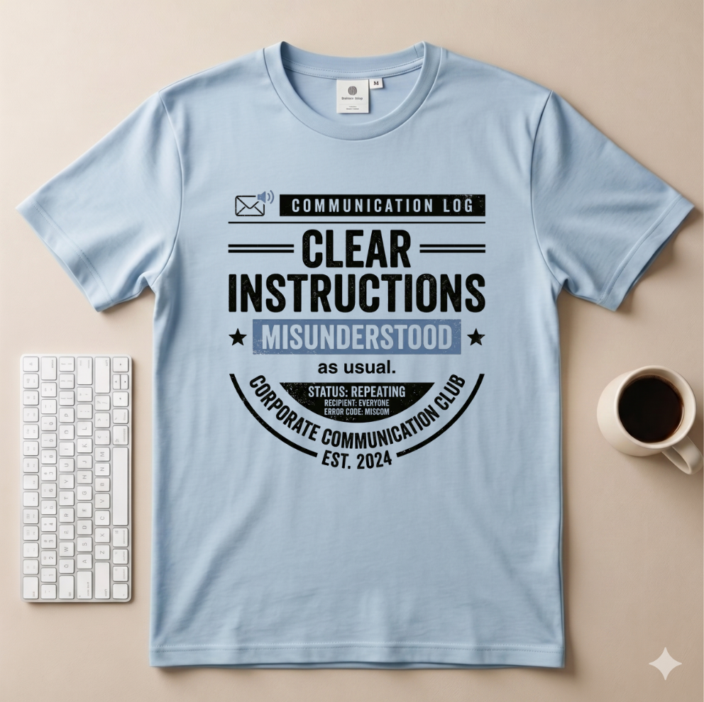 Clear Instructions T-Shirt