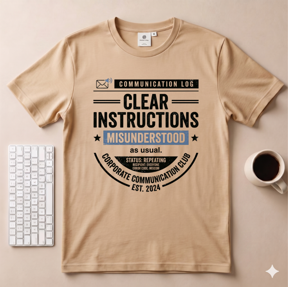 Clear Instructions T-Shirt