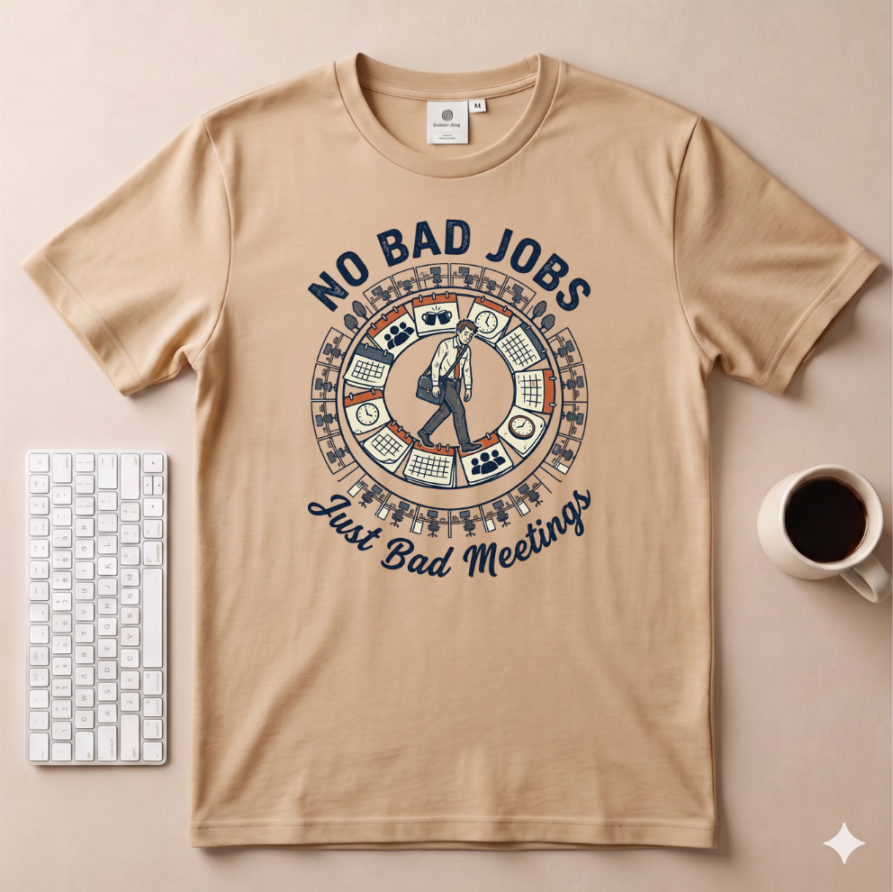 No Bad Jobs Peace T-Shirt