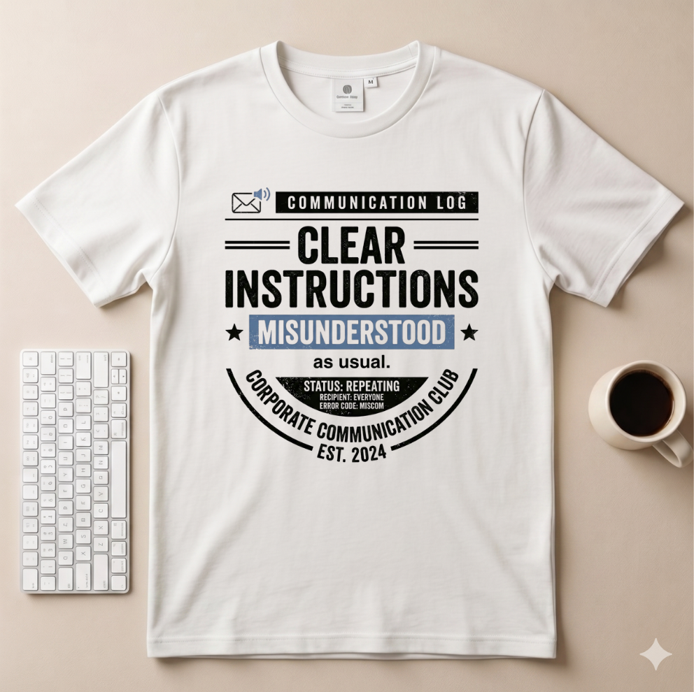 Clear Instructions T-Shirt