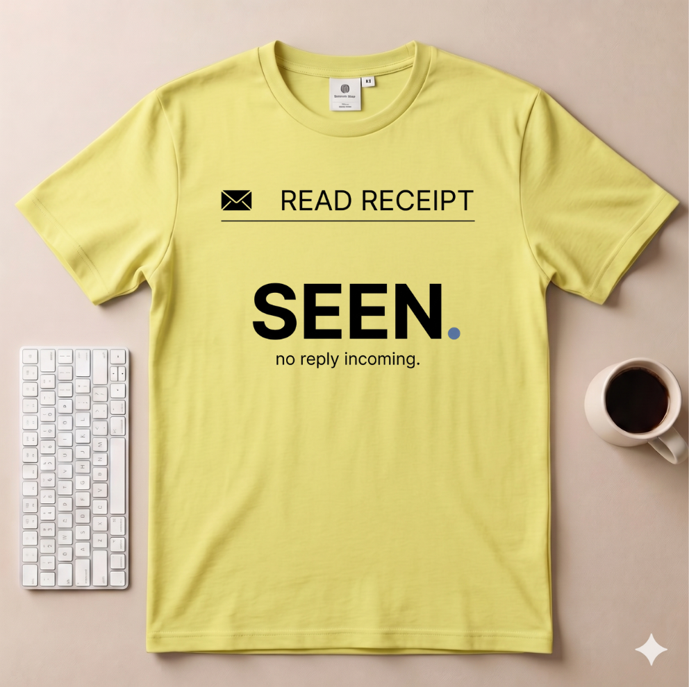 Read Receipt T-Shirt