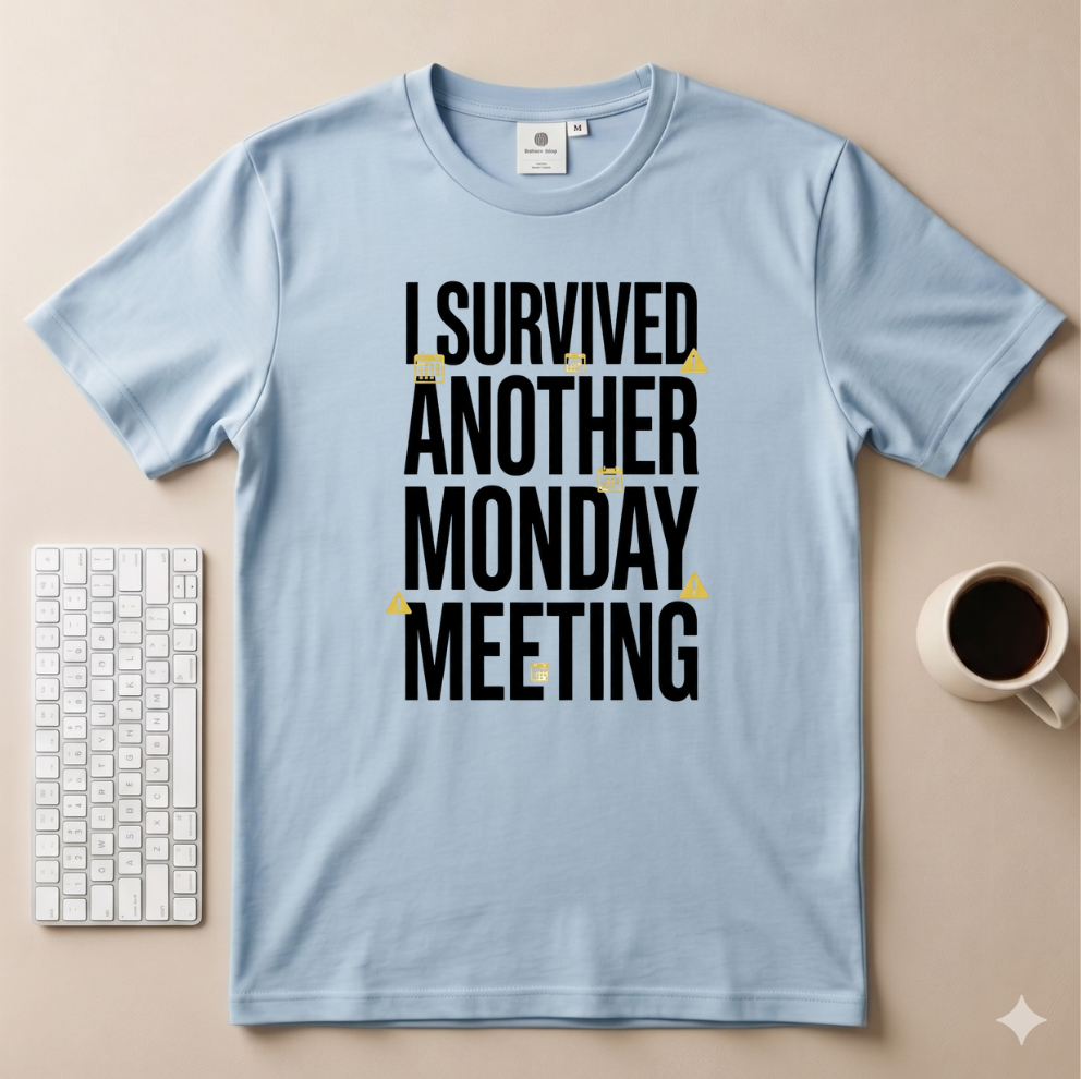 I Survived Another Monday Meeting T-Shirt