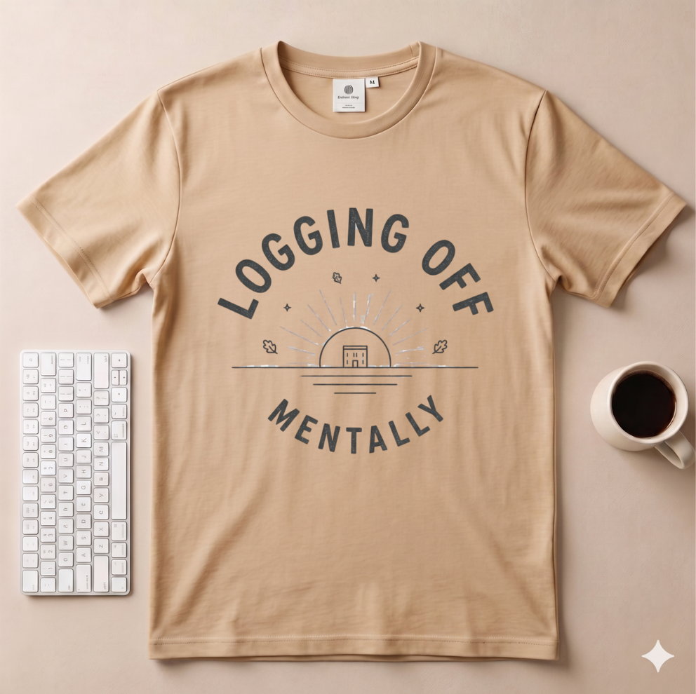 Logging Off Mentally T-Shirt