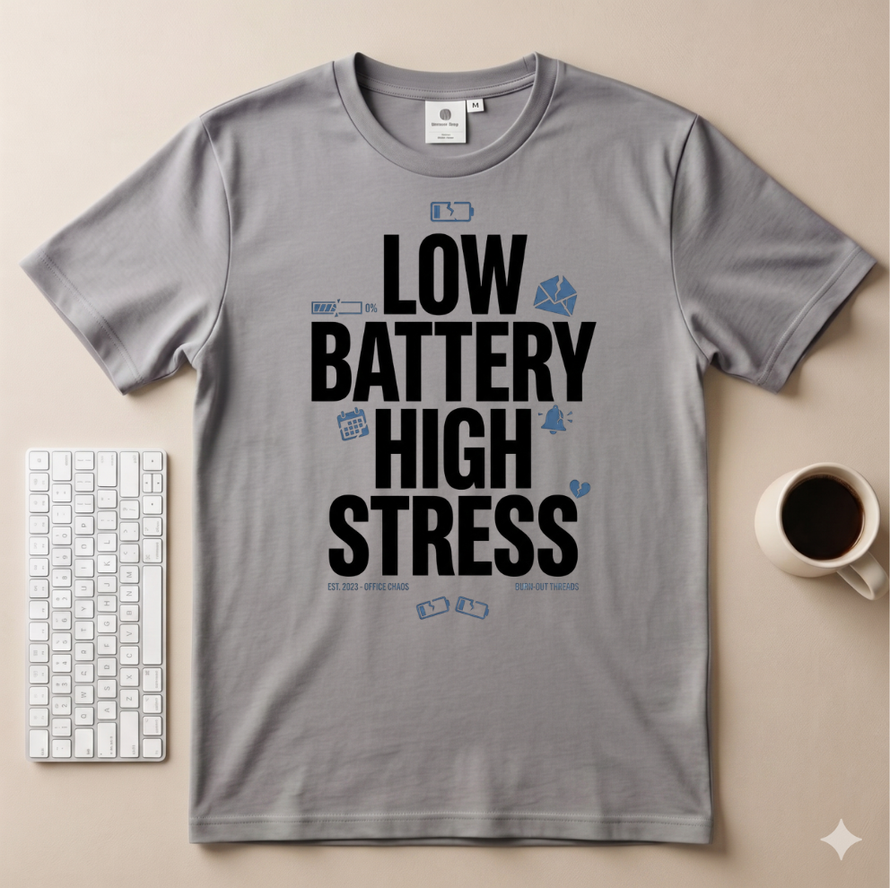 Low Battery High Stress T-Shirt