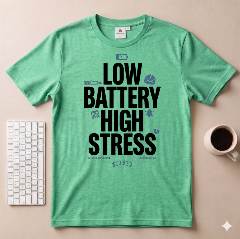 Low Battery High Stress T-Shirt