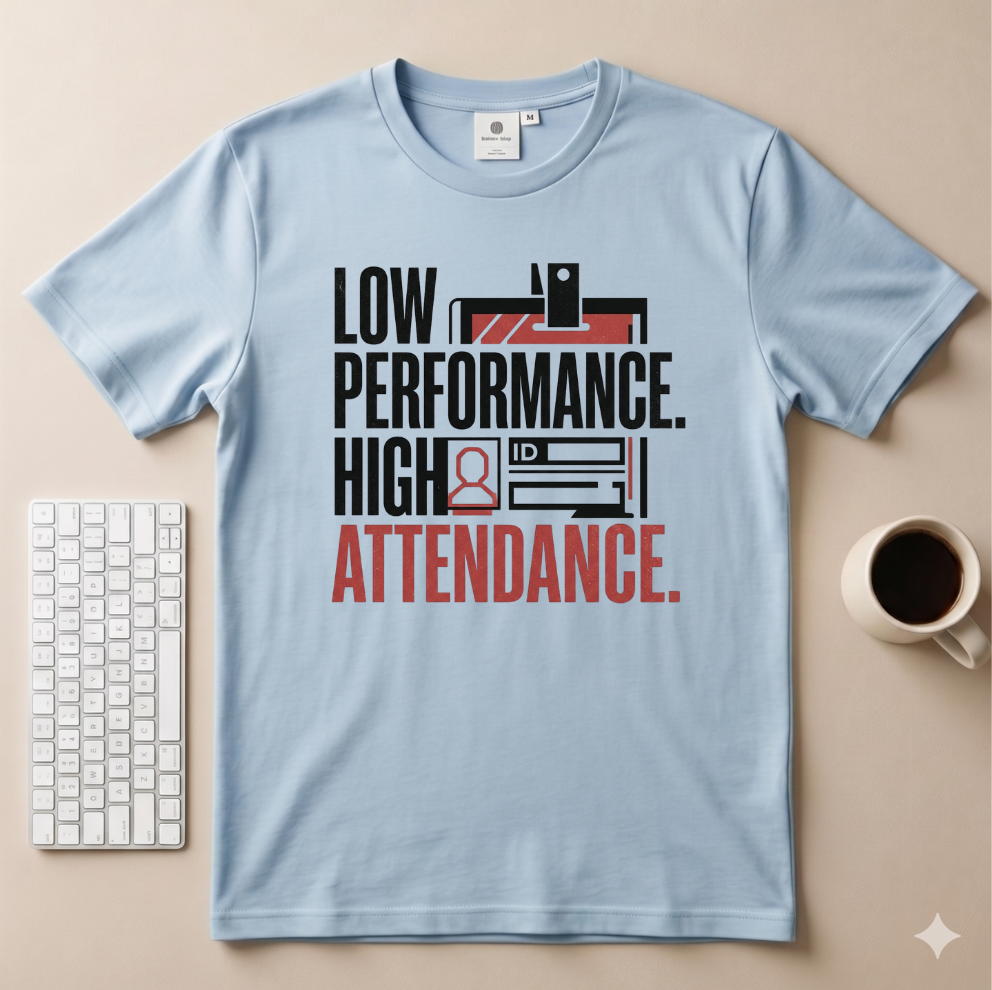 Low performance High Attendance T-Shirt