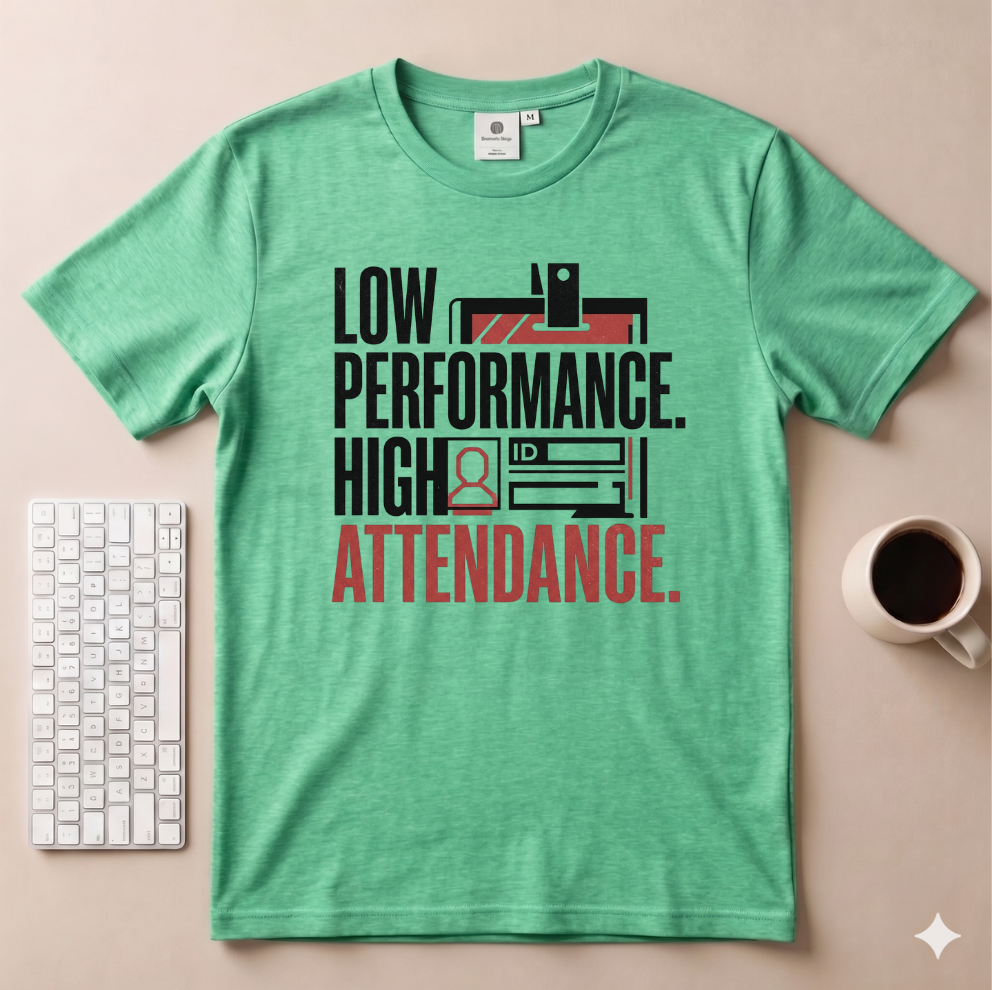 Low performance High Attendance T-Shirt
