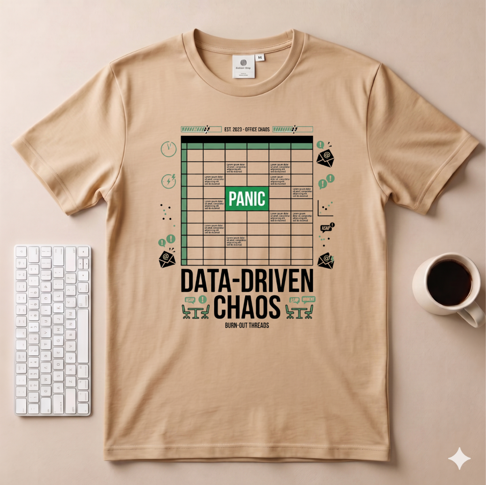 Panic Data Driven Chaos T-Shirt