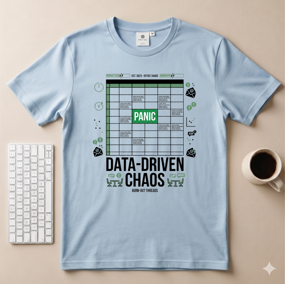Panic Data Driven Chaos T-Shirt