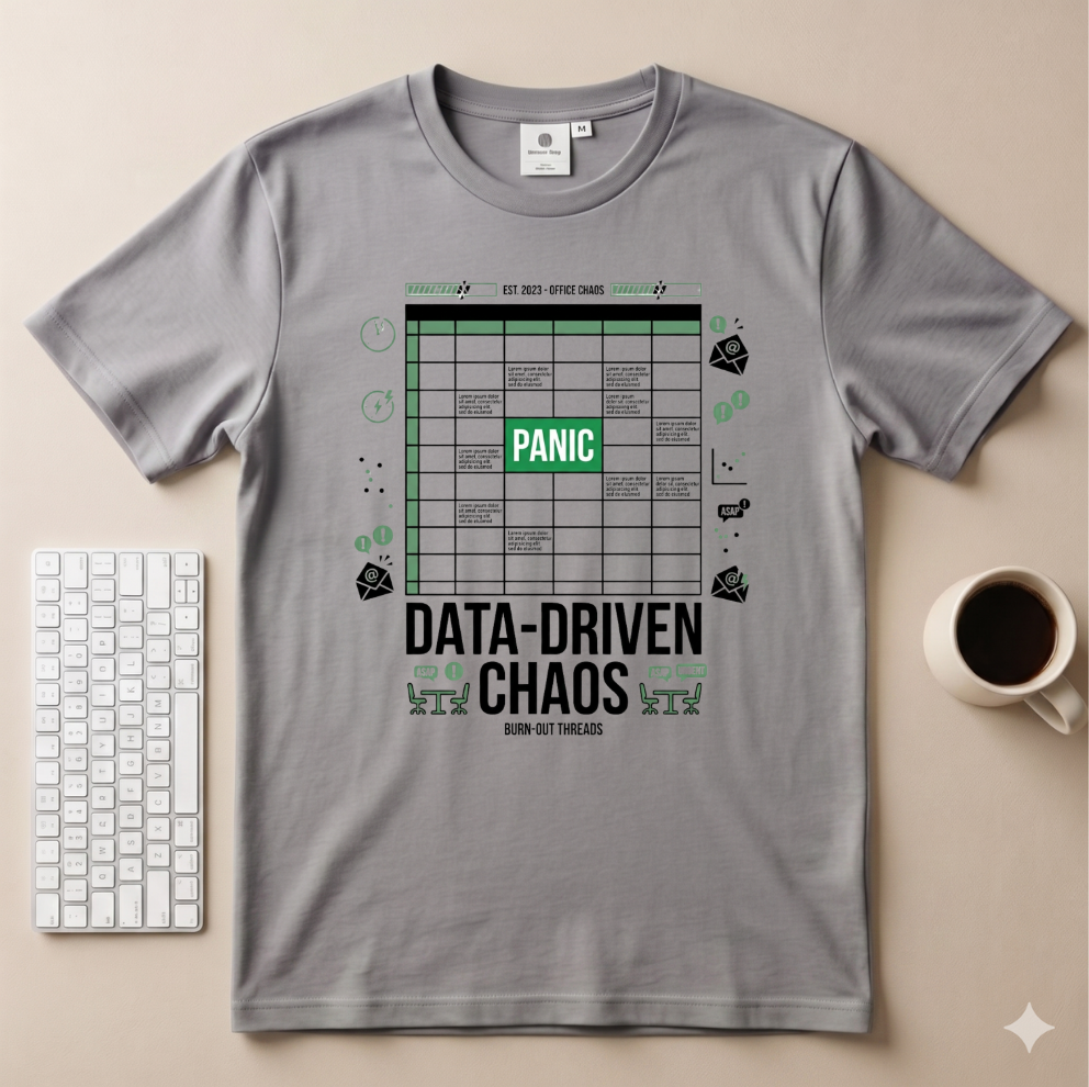 Panic Data Driven Chaos T-Shirt