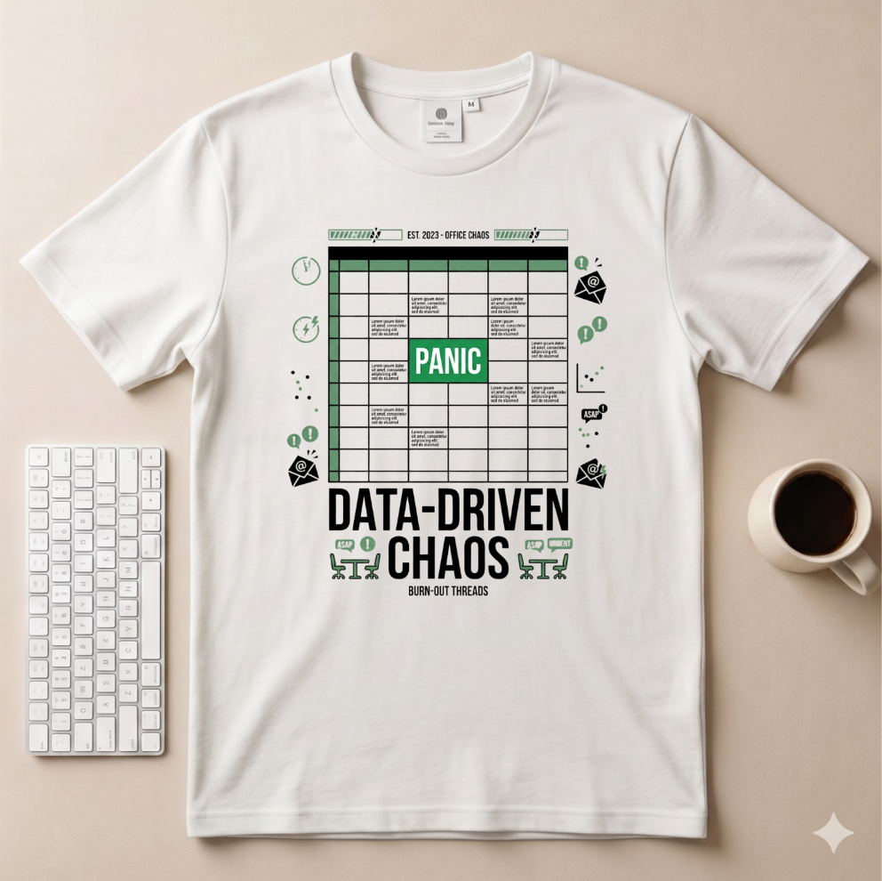 Panic Data Driven Chaos T-Shirt