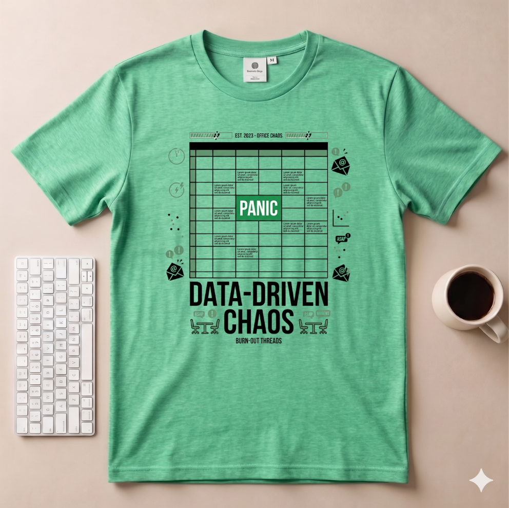 Panic Data Driven Chaos T-Shirt