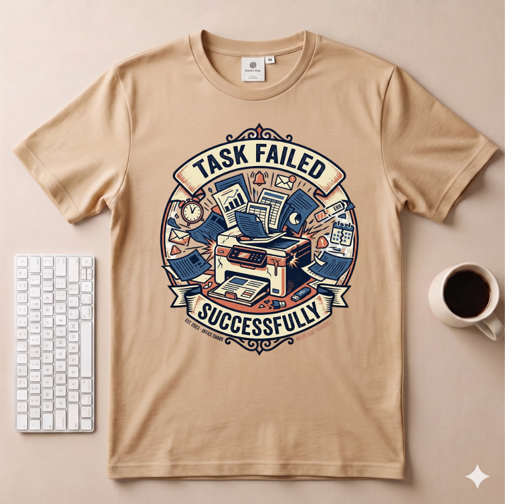 Task  Failed Successfully T-Shirt