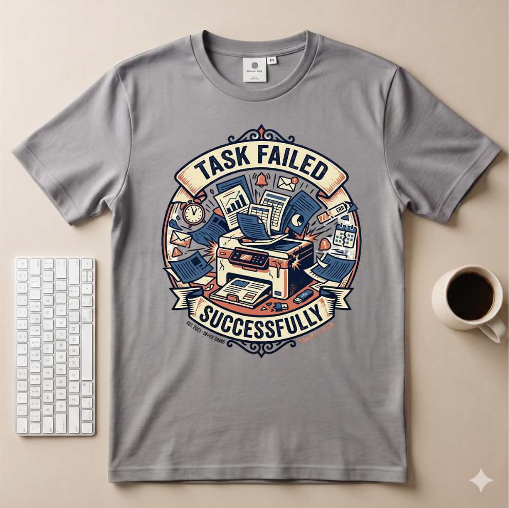 Task  Failed Successfully T-Shirt