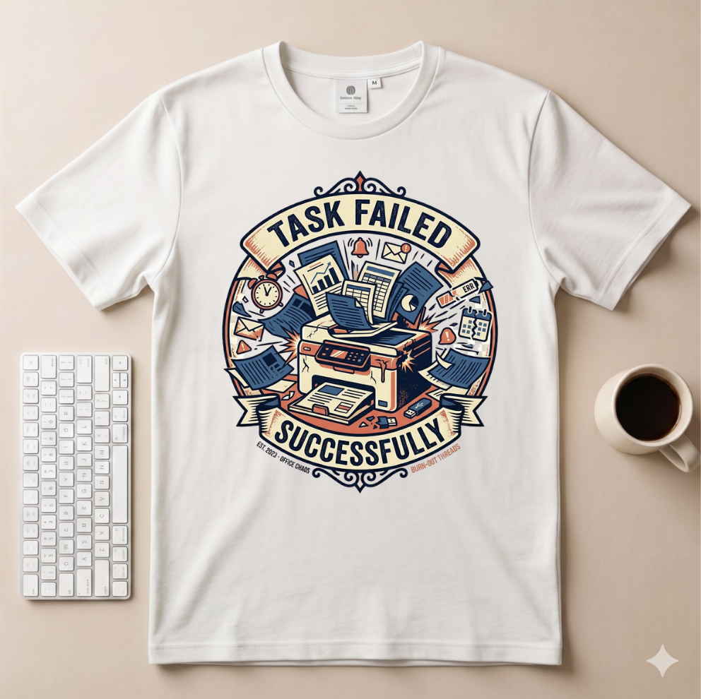 Task  Failed Successfully T-Shirt