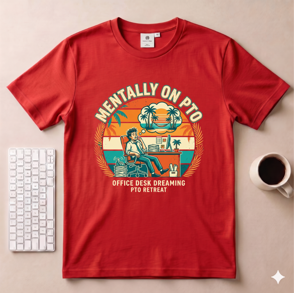 Mentally on PTO T-Shirt